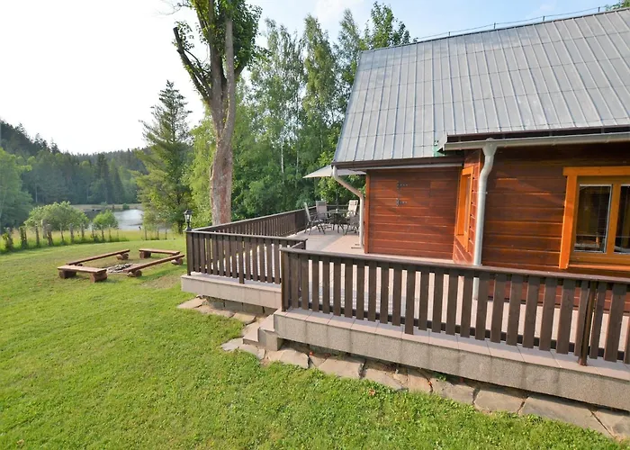 Dağ evi Relaxing Forest Escape With Bbq Kyjov (Usti nad Labem)