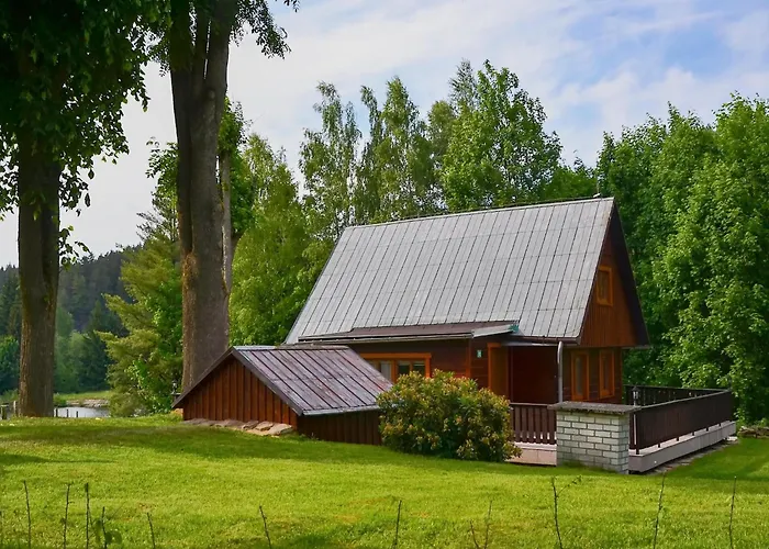 Relaxing Forest Escape With Bbq Chalet Kyjov (Usti nad Labem)